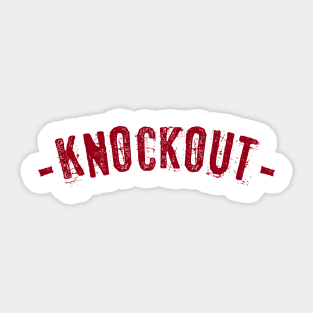 KNOCKOUT Shirt Sticker